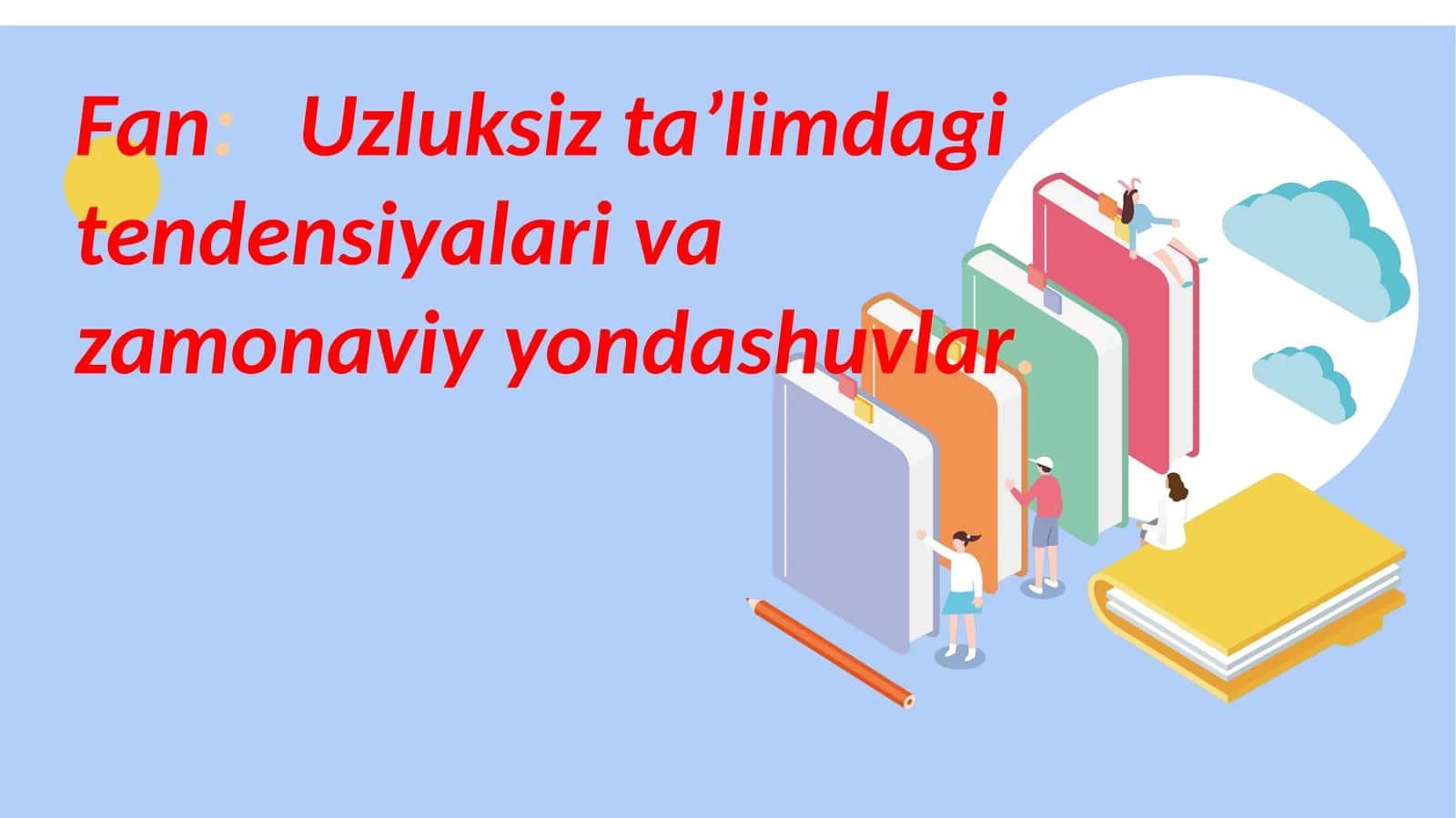 Ta'limning integratsiya jarayoni