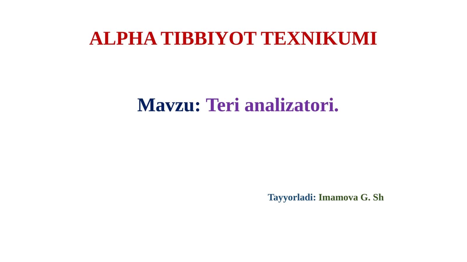 Terianalizatori