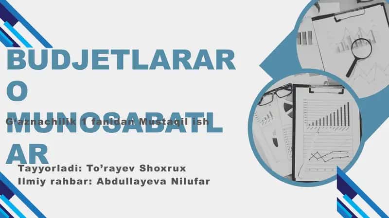Budjetlararo munosabatlar