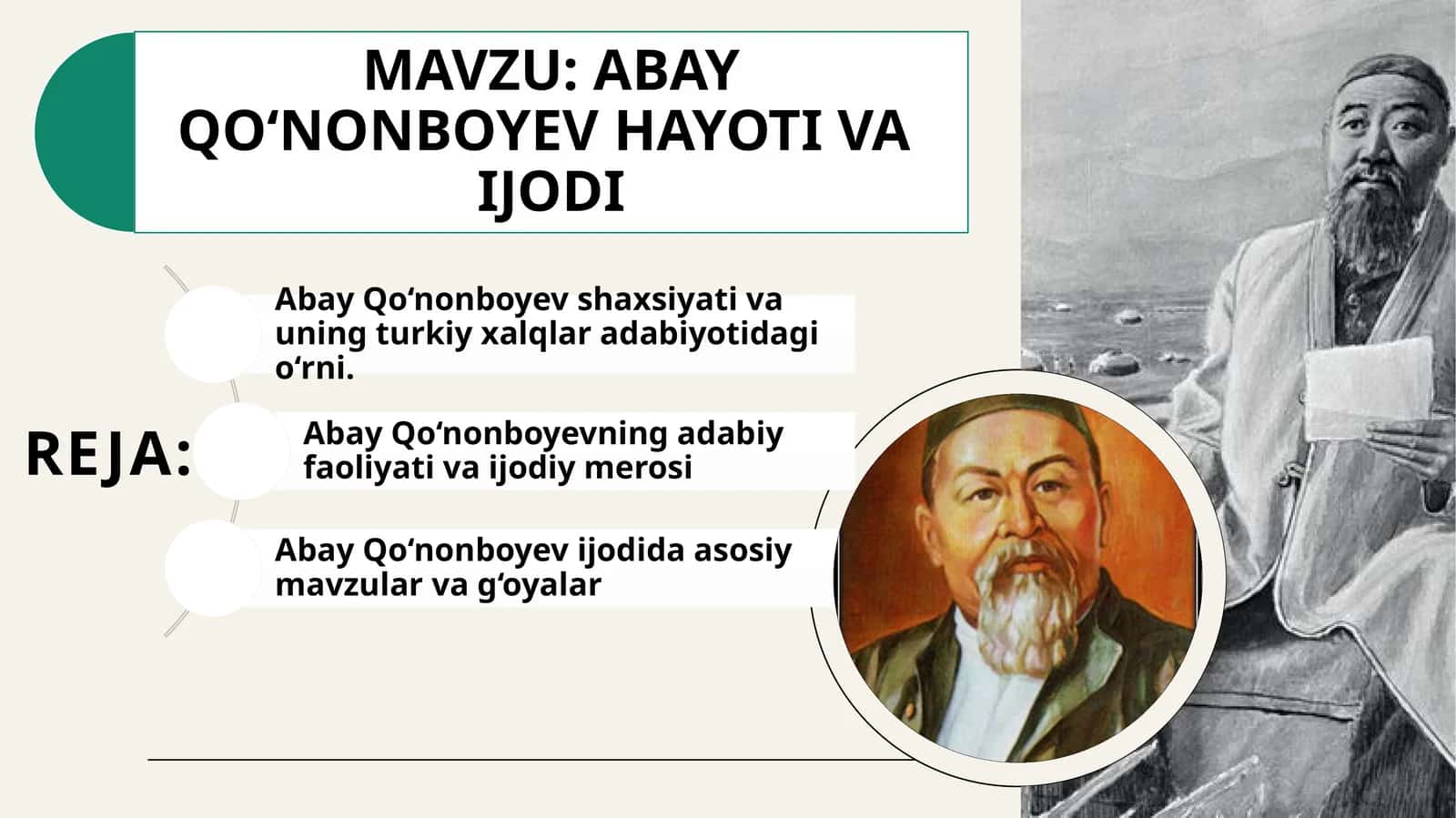 Abayning turkiy xalqlar adabiyotidagi o‘rni