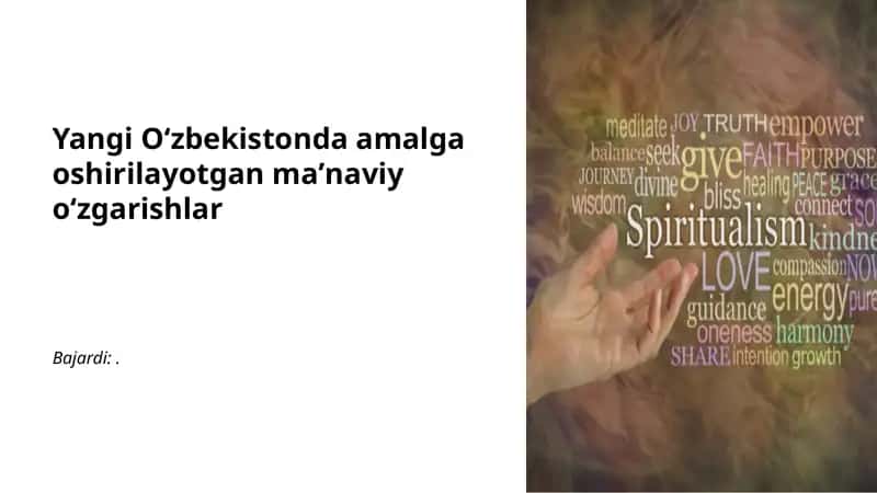 Maʼnaviy qadriyatlar