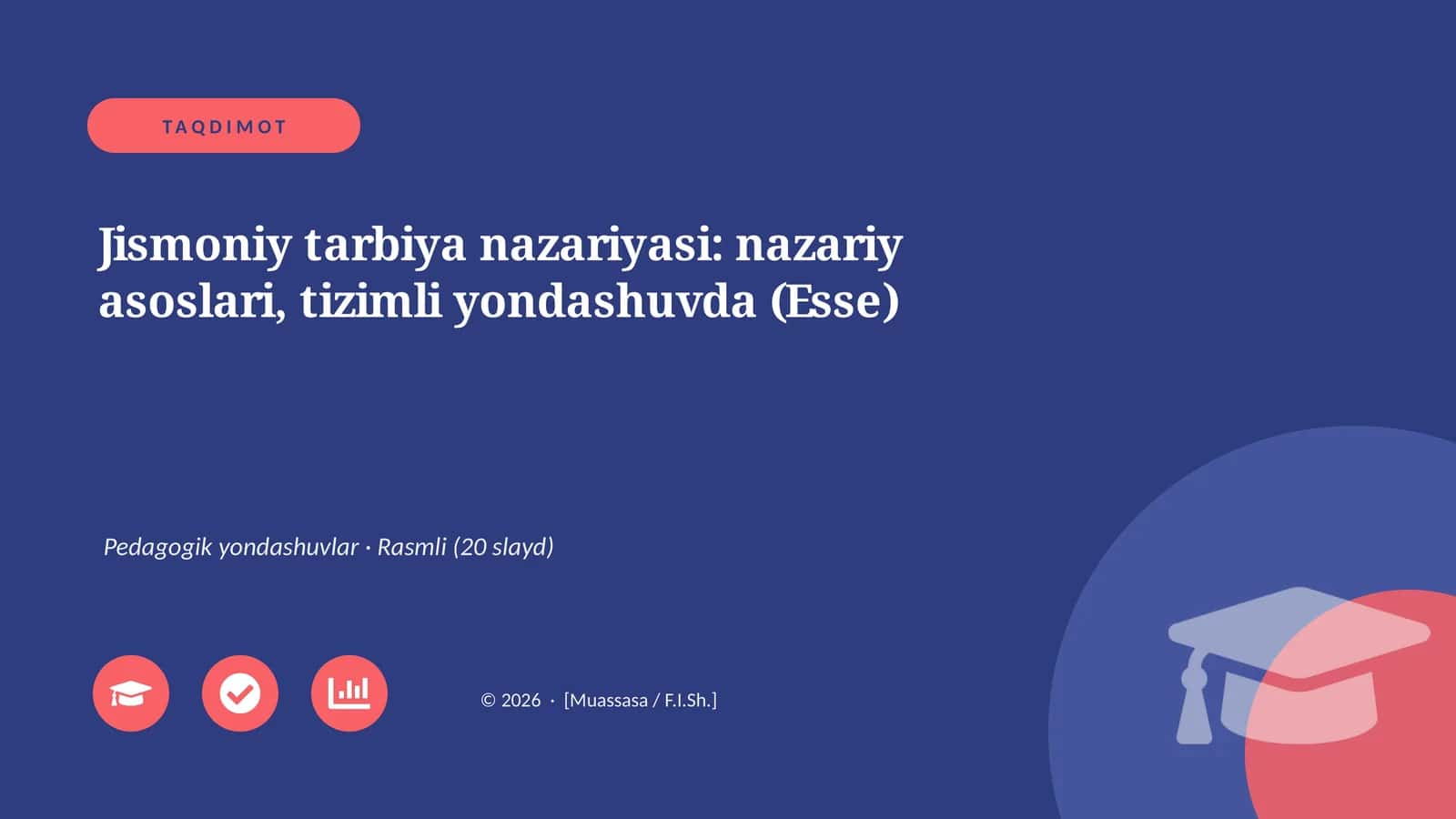 Jismoniy tarbiya nazariyasi: nazariy asoslari