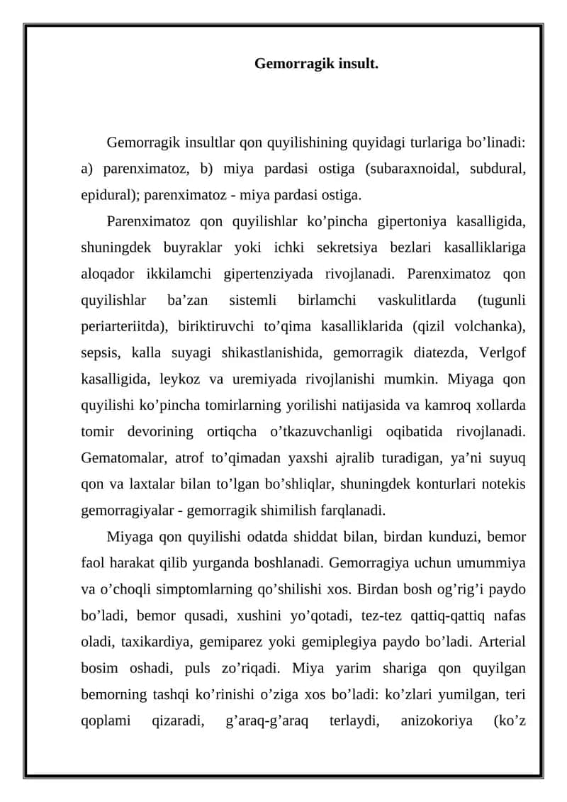 Gemorragik insult