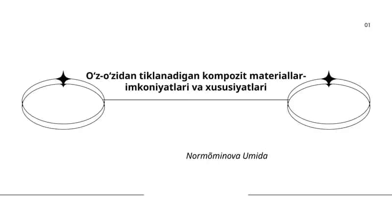 Oʻz-oʻzidan tiklanadigan kompozit materiallar-imkoniyatlari va xususiyatlari