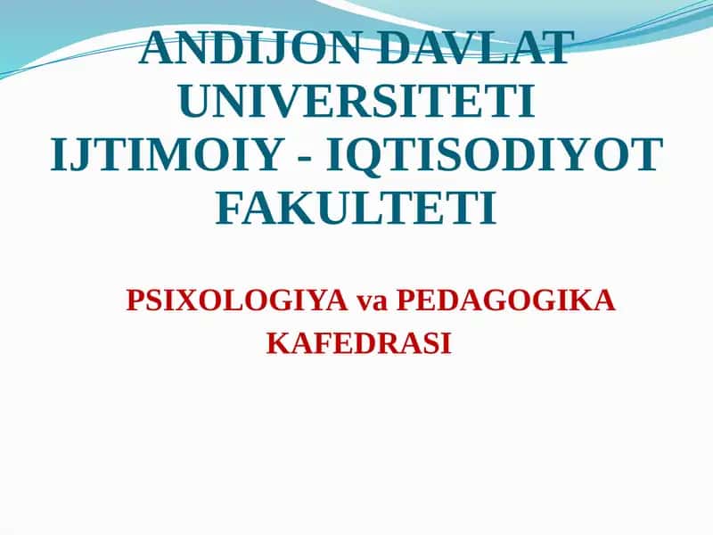 Umumiy psixologiya fanining predmetivatarixi