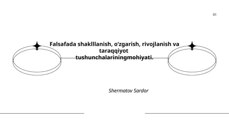 Falsafada shakllanish