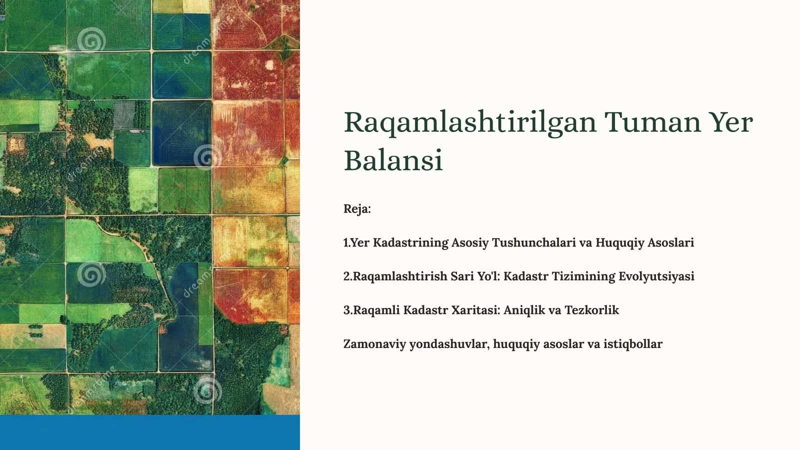 Raqamlashtirilgan Tuman Yer Balansi