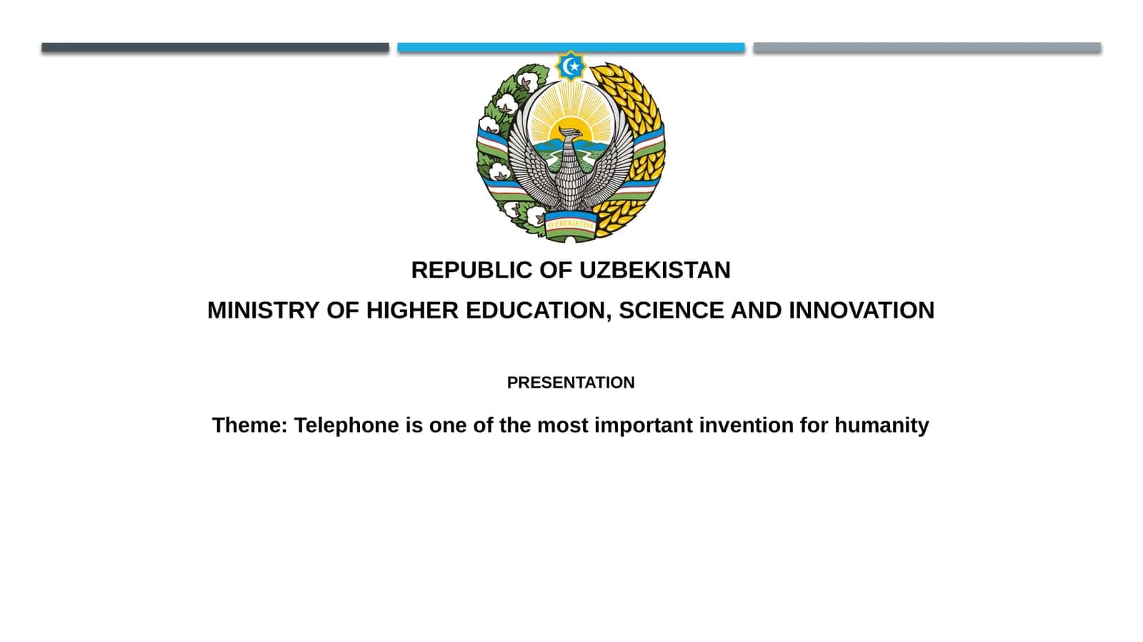 Telephone is one of the most important invention for humanity