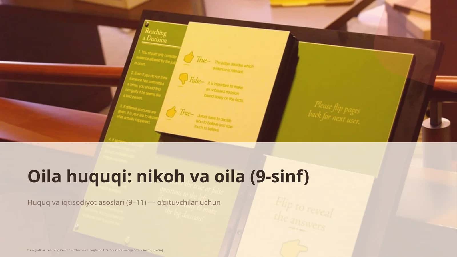 Huquq va iqtisodiyot asoslari (9–11)
