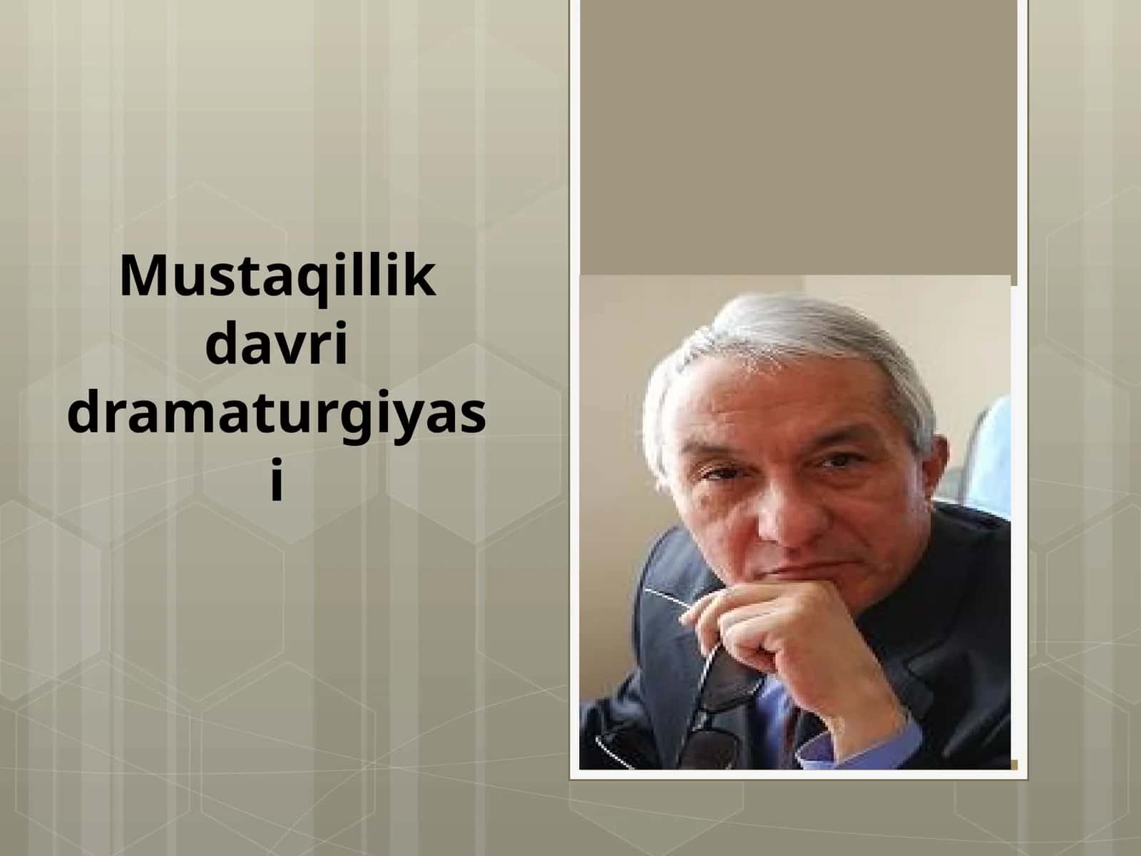 Mustaqillik davri dramaturgiyasi