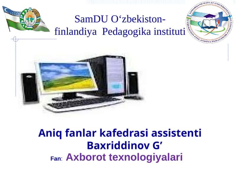 "AT" faniga kirish