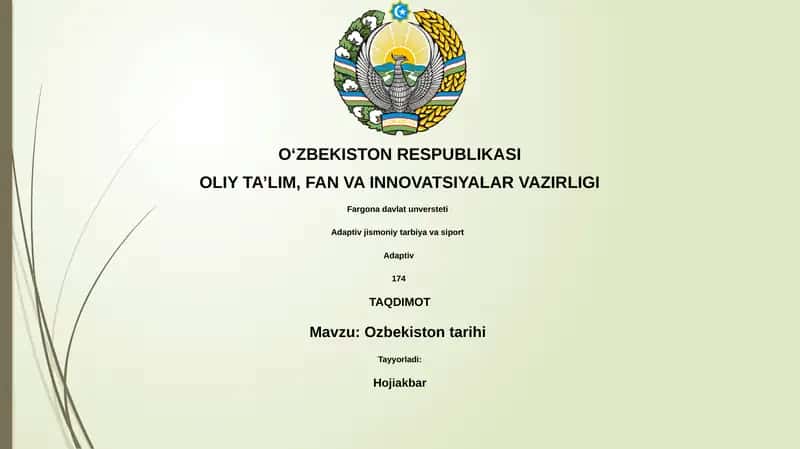 Ozbekiston tarihi