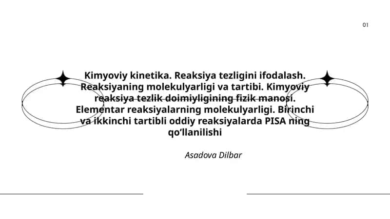 Kimyoviy kinetika