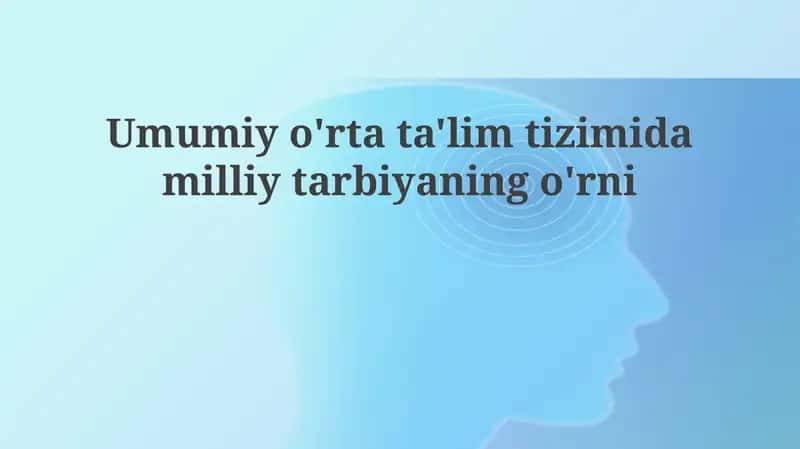 Milliy ta'lim