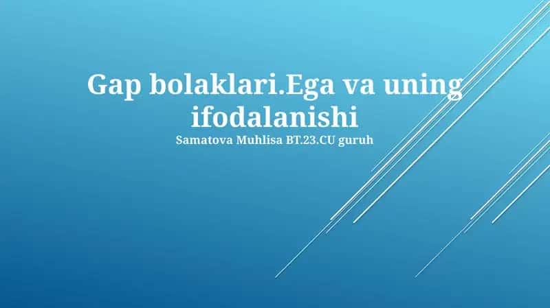Defektiv gaplar: mohiyati va turlari