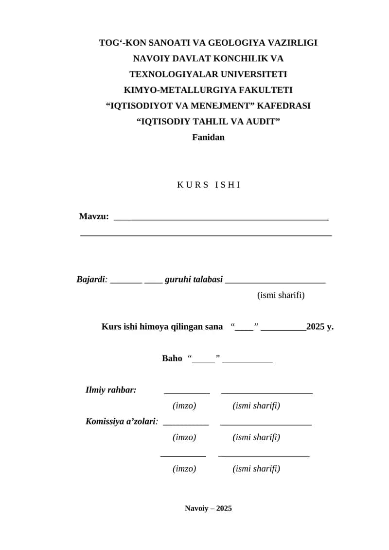 Moddiy resurslar va ulardan foydalanish tahlili