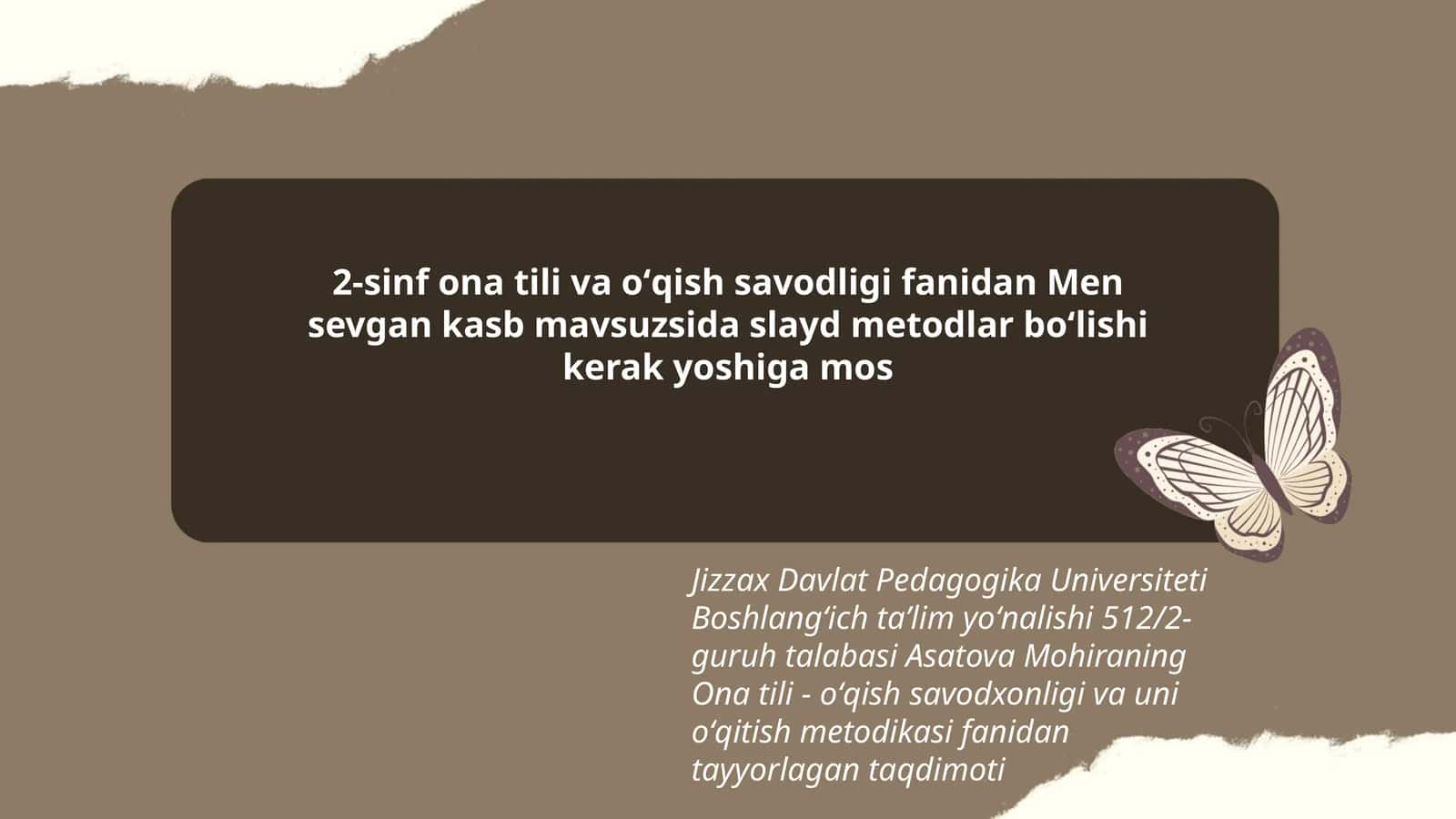 2-sinf ona tili va oʻqish savodligi