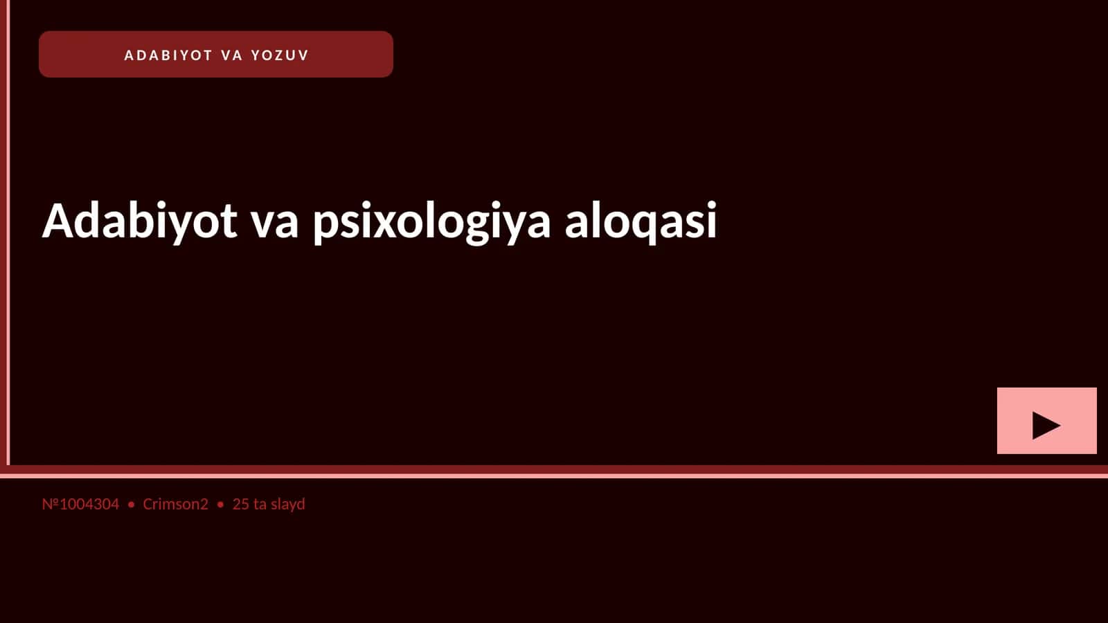 Adabiyot va psixologiya aloqasi