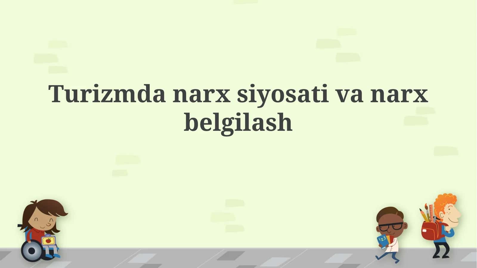 Turizmdanarxsiyosativanarxbelgilash