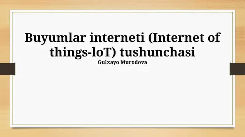 IoT platformalari