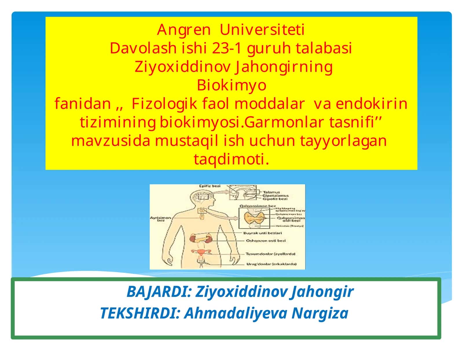Garmonlar tasnifi