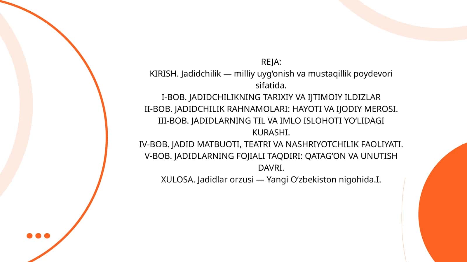 JADIDCHILIKNING TARIXIY VA IJTIMOIY ILDIZLARI