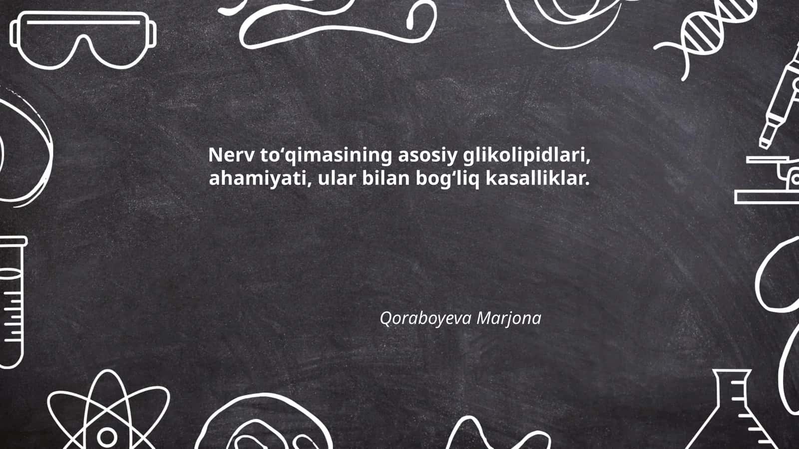 Neyronlar va glikolipidlari