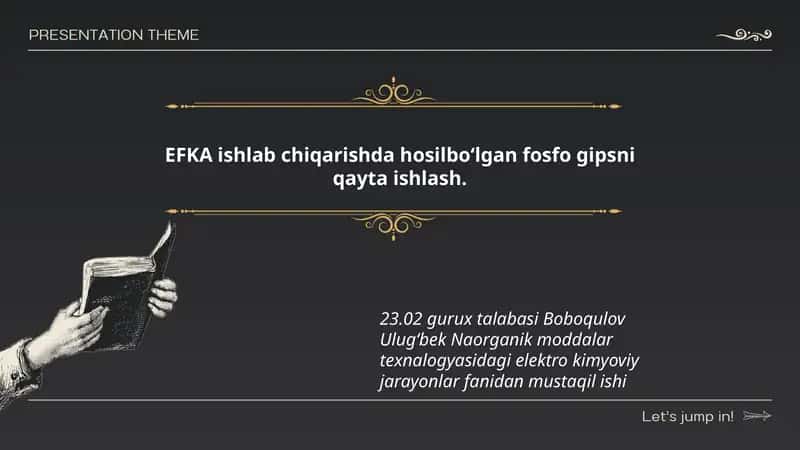 Fosfo gipsni qayta ishlash