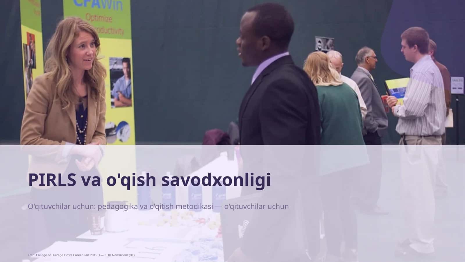 PIRLS va o'qish savodxonligi