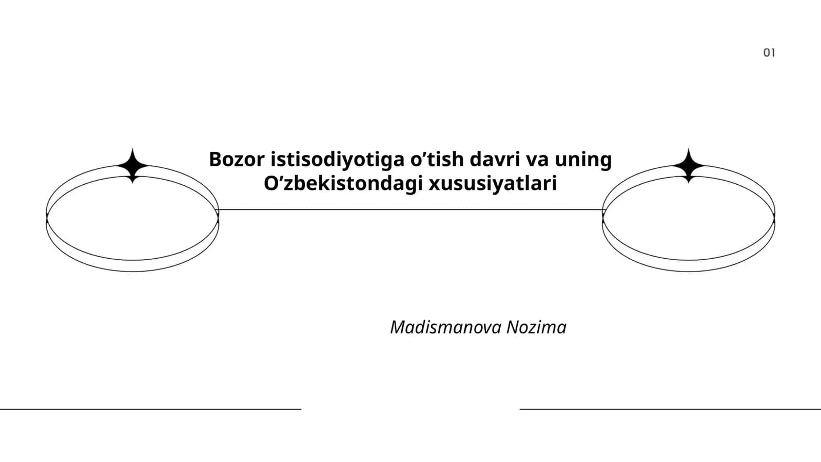 Bozor istisodiyotiga o’tish davri va uning O’zbekistondagi xususiyatlari