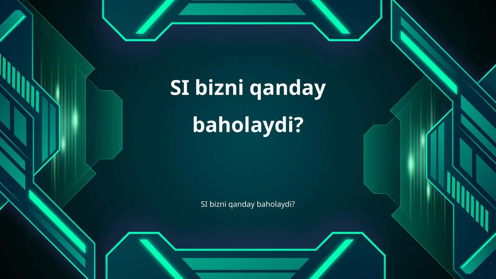 Sun'iy intellekt tushunchasi