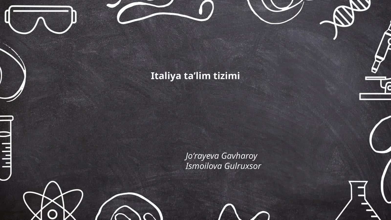 Italiya ta'lim tizimi