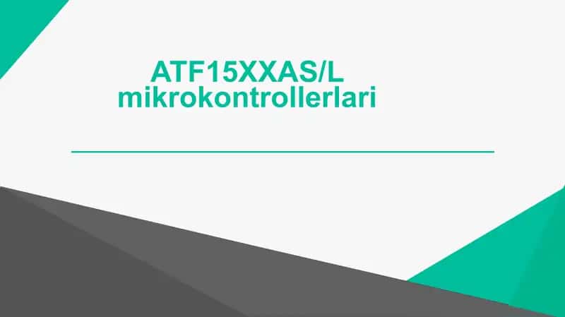 ATF15XXAS/L mikrokontrollerlari