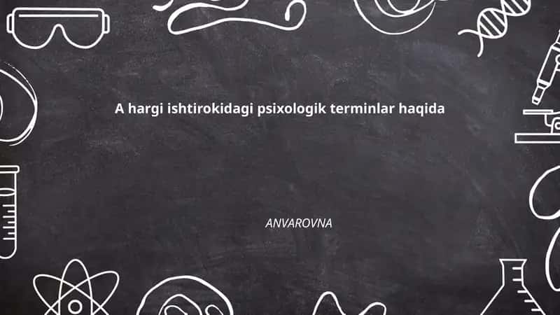 Psixologik Terminlar