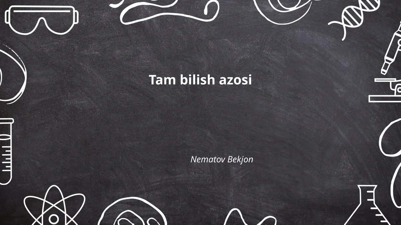Til bilishning ahamiyati