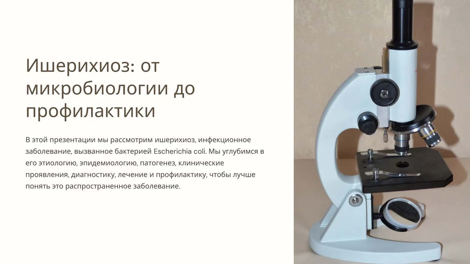Ишерихиоз: от микробиологии до профилактики