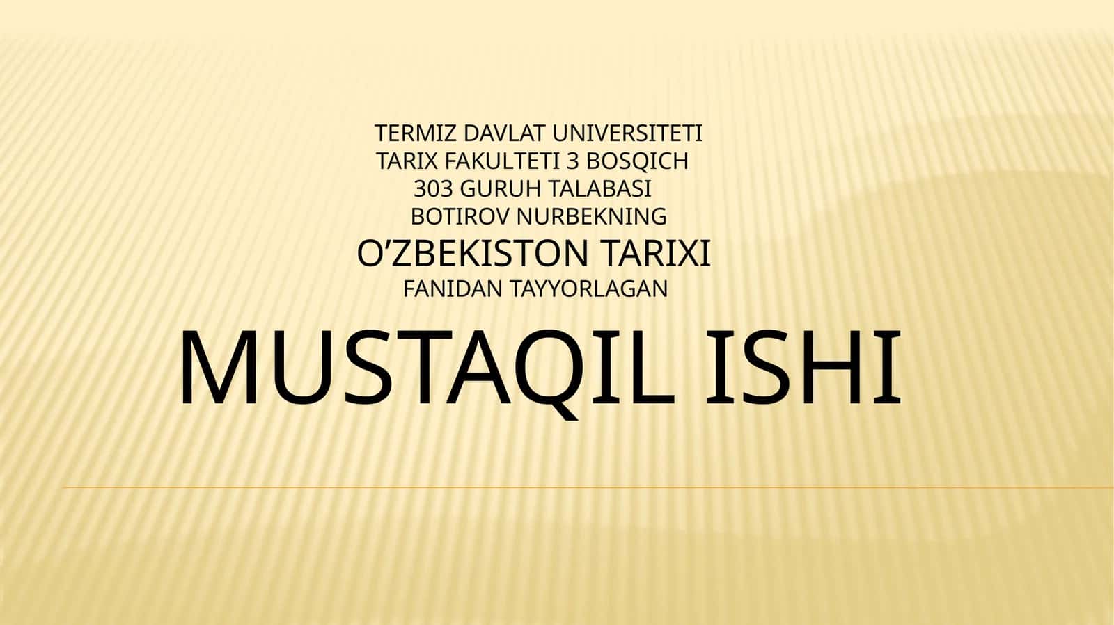 O’zbekistonlik jangchilarning frontdagi so'roqati