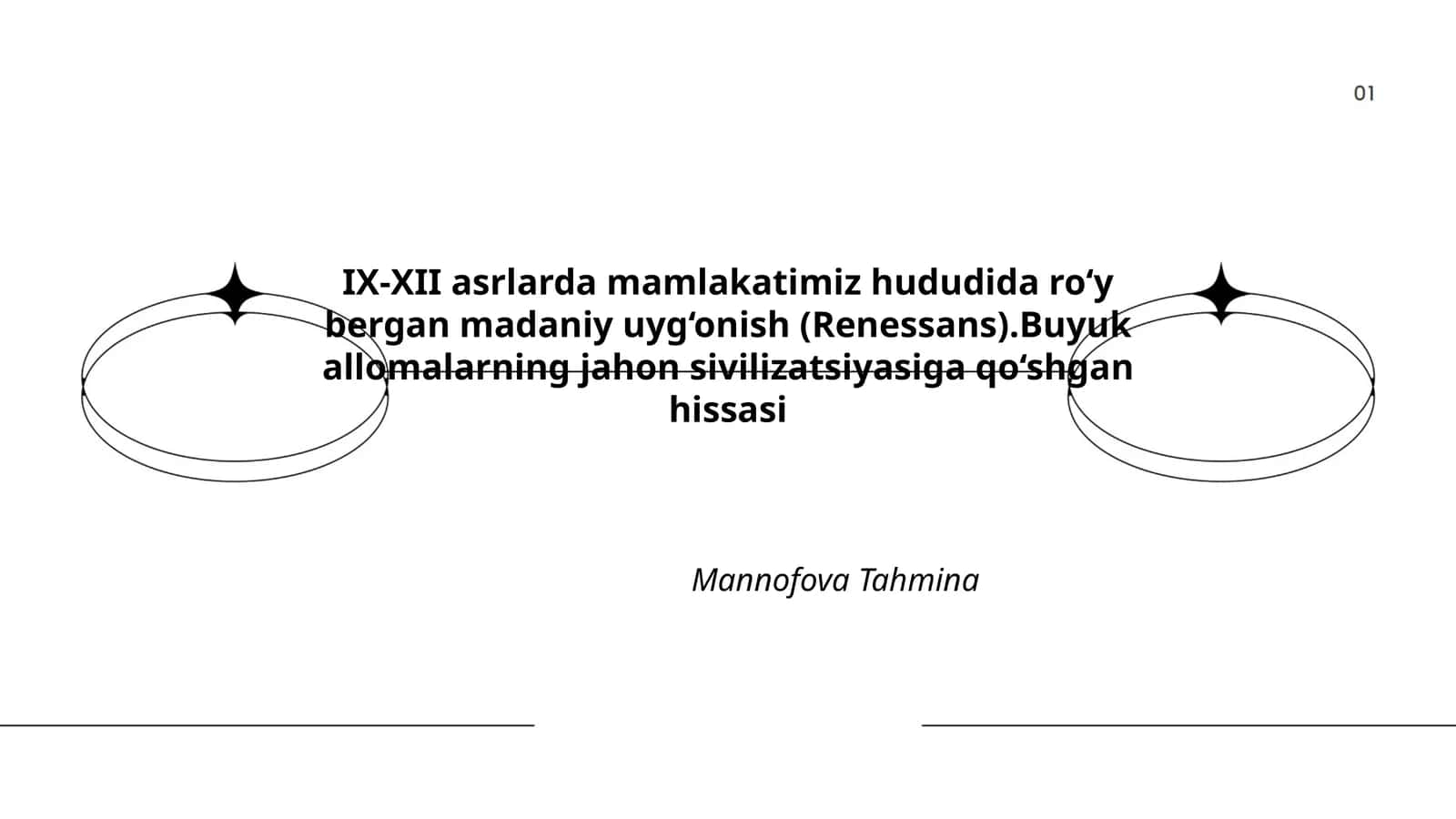 IX-XII asrlarda mamlakatimiz hududida ro‘y bergan madaniy uyg‘onish (Renessans)