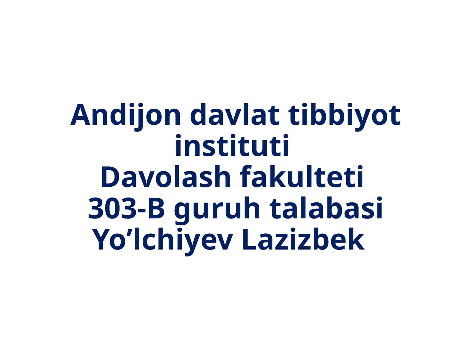 Qonning o`zgarishlari semiotikasi