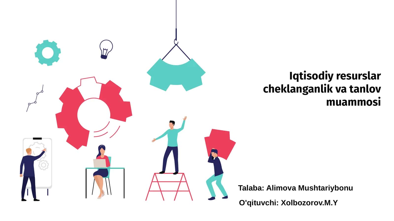 Iqtisodiy resurslar cheklanganlik va tanlov muammosi