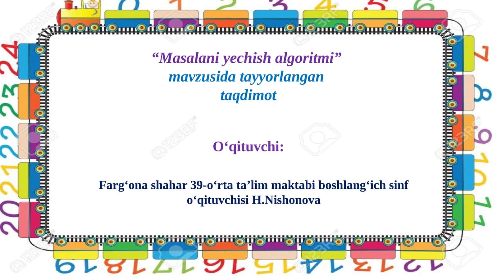 Masalaniyechish algoritmi