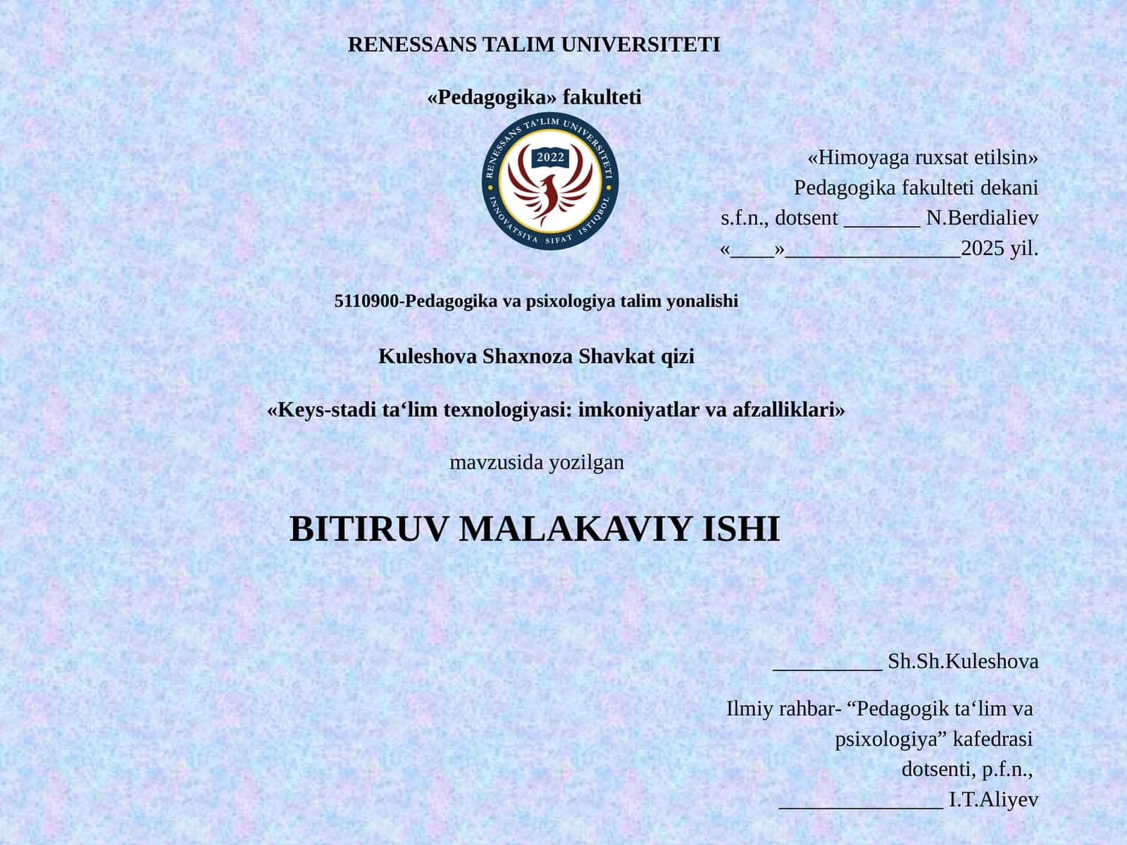 Keys-stadi taʻlim texnologiyasi: imkoniyatlar va afzalliklari