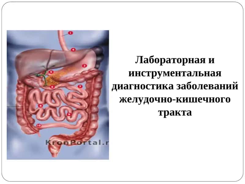 Желудочно-кишечный тракт методы диагностики