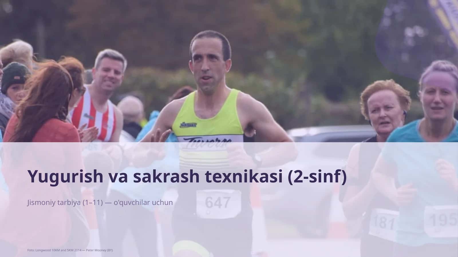 Yugurish va sakrash texnikasi (2-sinf)