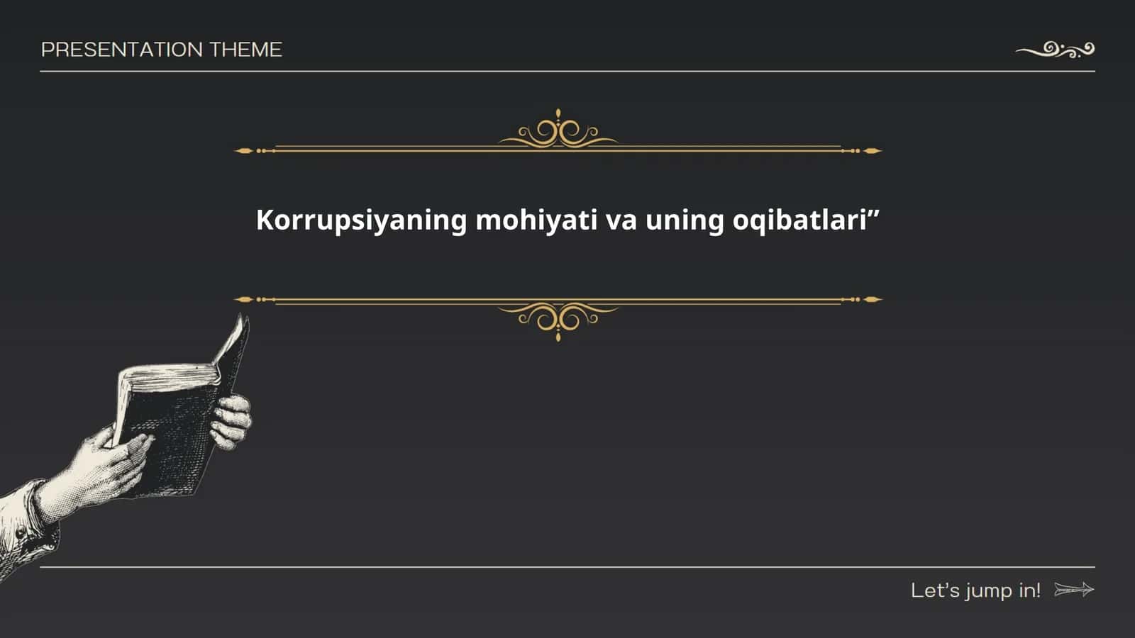 Korrupsiyaning mohiyati va uning oqibatlari