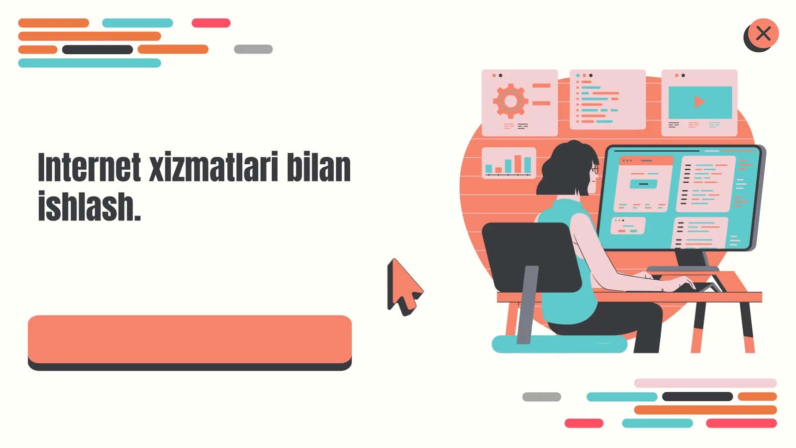 Internet xizmatlari bilan ishlash