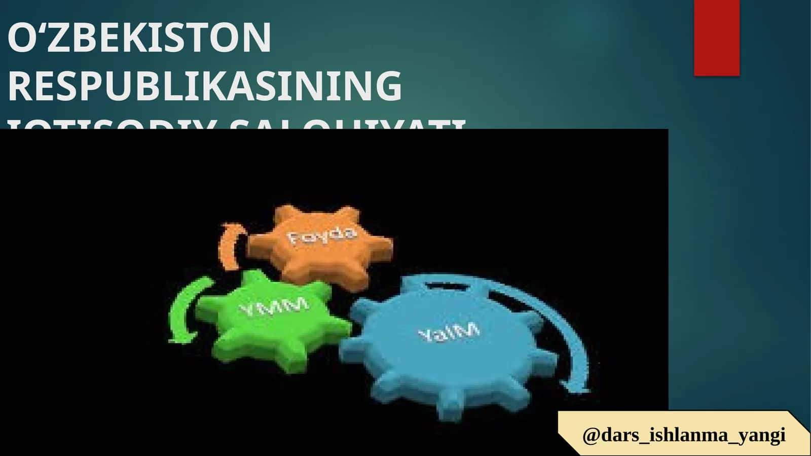 O‘zbekiston Respublikasining Iqtisodiy Salohiyati