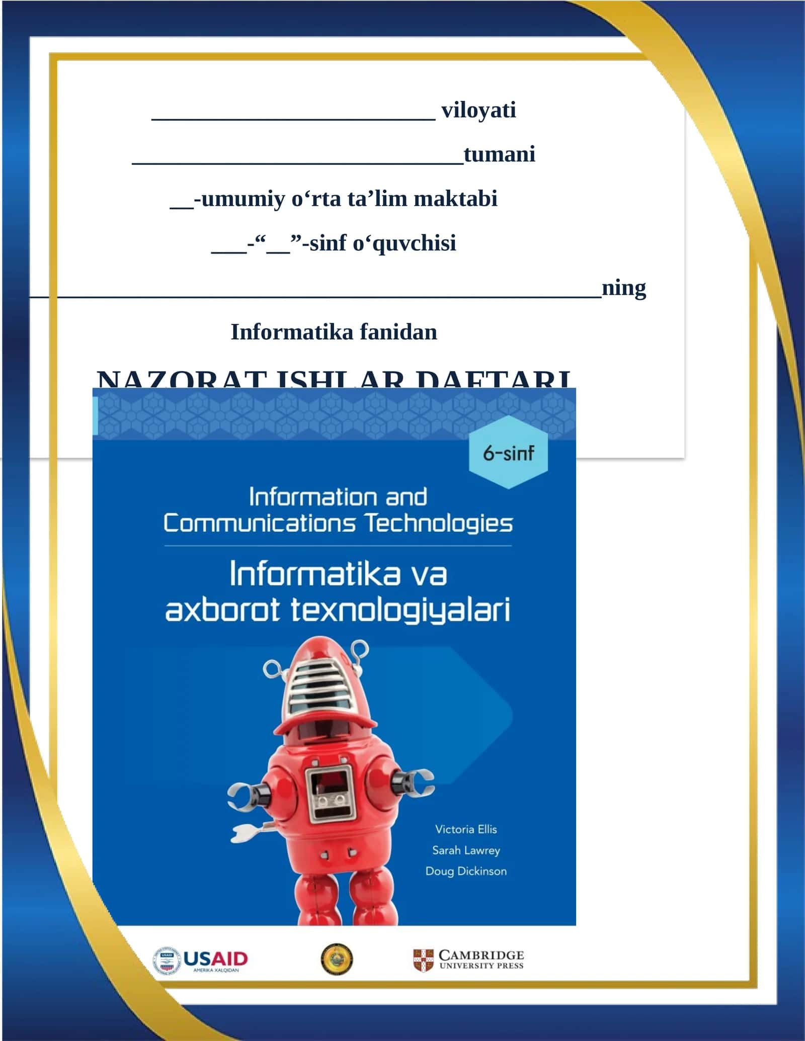 Informatika fanidan nazorat ishlari