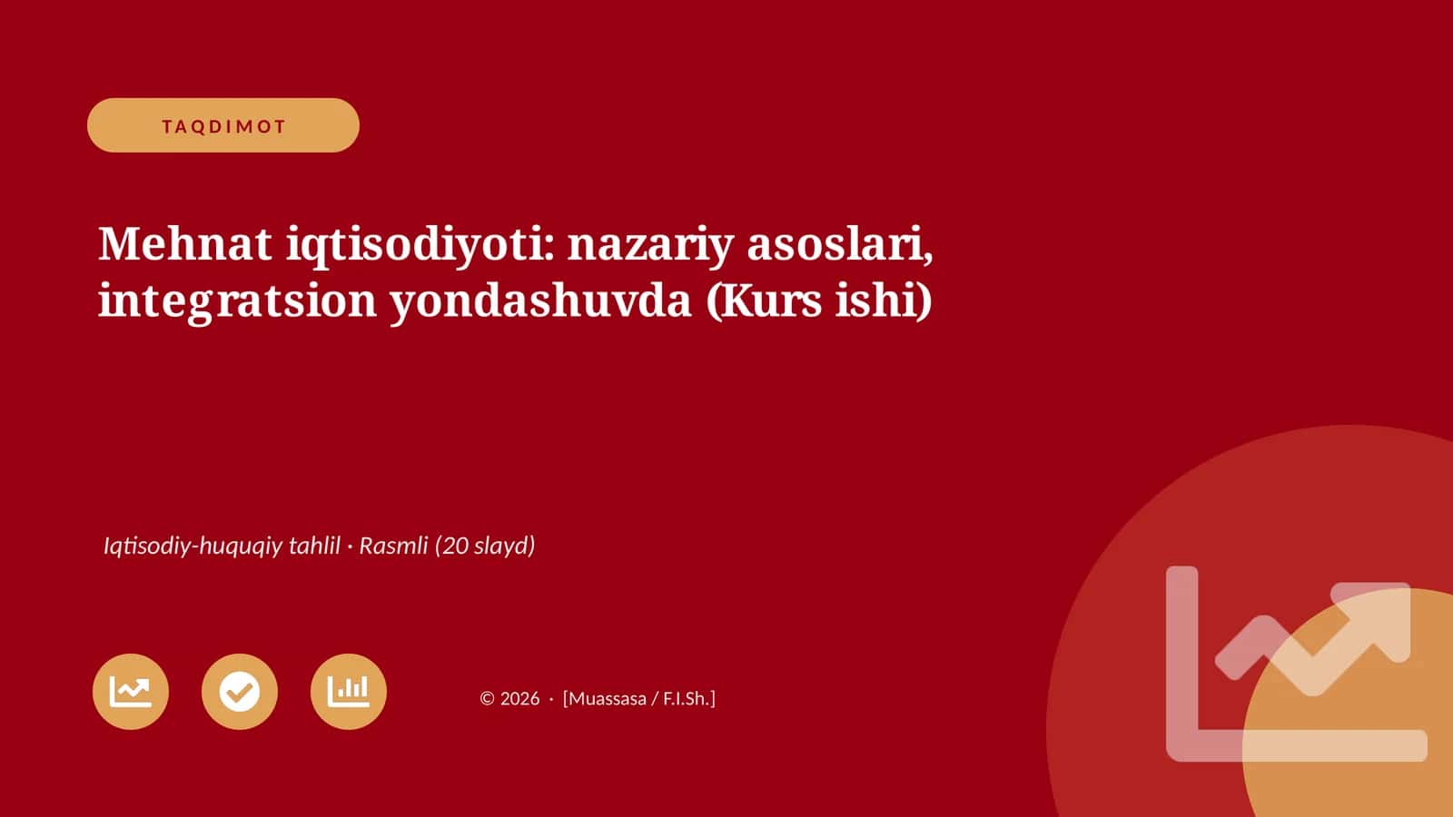 Mehnat iqtisodiyoti: nazariy asoslari, integratsion yondashuvda (Kurs ishi)