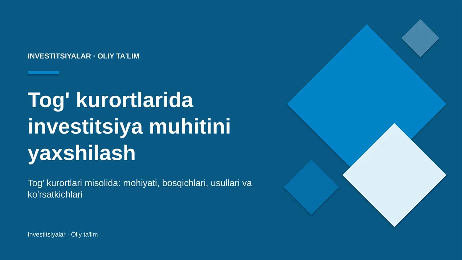 tog' kurortlarida investitsiya muhitini yaxshilash 4022